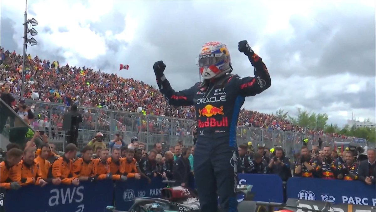 F1's tweet photo. Back on top 💪

#F1 #CanadianGP https://t.co/FSvzZj0arn