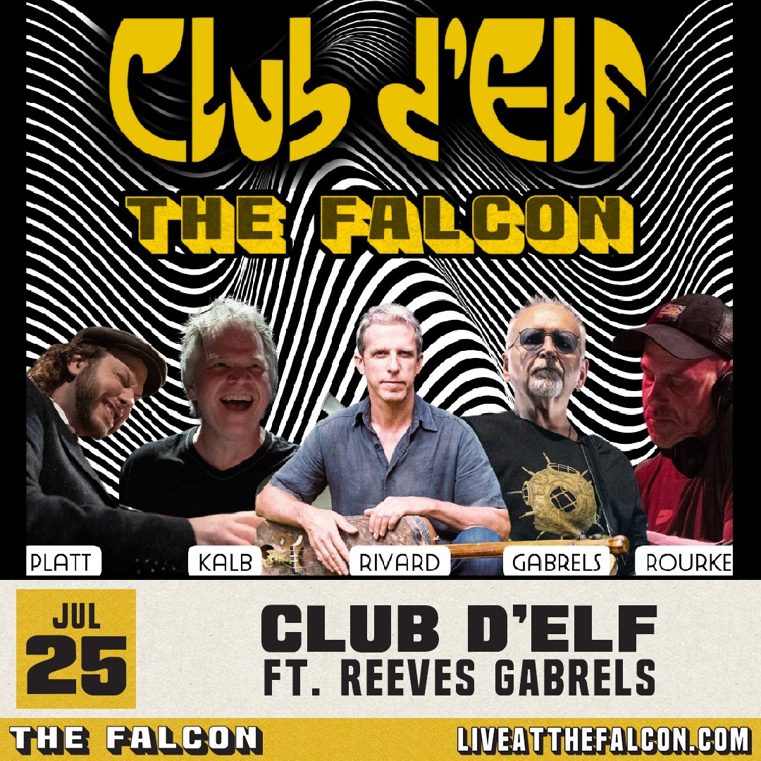 clubdelf's tweet photo. Join us Thurs 7/25 at @LiveattheFalcon ft. @reevesgabrels guitarist w/ @thecure &amp; @DavidBowieReal + @mister_rourke https://t.co/TQJprXsnqx https://t.co/W8Topvh9JE