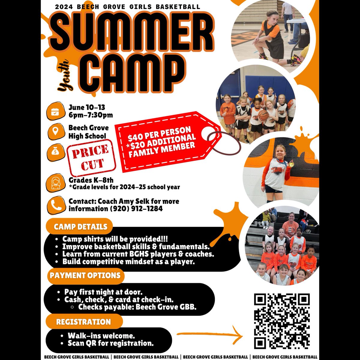 BG LADY HORNETS HOOPS (@bg_lady_hornets) on Twitter photo π¨ S P O N S O R A L E R T π¨
We are excited to partner with Alford Insurance for this years BG GBB Youth Camp. π the designs for camp shirts.
Youth camp officially begins tomorrow. Sign up today or at door. Walk-ins welcome. Don't miss out!
<a href="/TheHiveBGHS/">BGHS The Hive</a>
<a href="/BGCSHornets/">Beech Grove City Schools</a> π¨ S P O N S O R A L E R T π¨
We are excited to partner with Alford Insurance for this years BG GBB Youth Camp. π the designs for camp shirts.
Youth camp officially begins tomorrow. Sign up today or at door. Walk-ins welcome. Don't miss out!
<a href="/TheHiveBGHS/">BGHS The Hive</a>
<a href="/BGCSHornets/">Beech Grove City Schools</a>