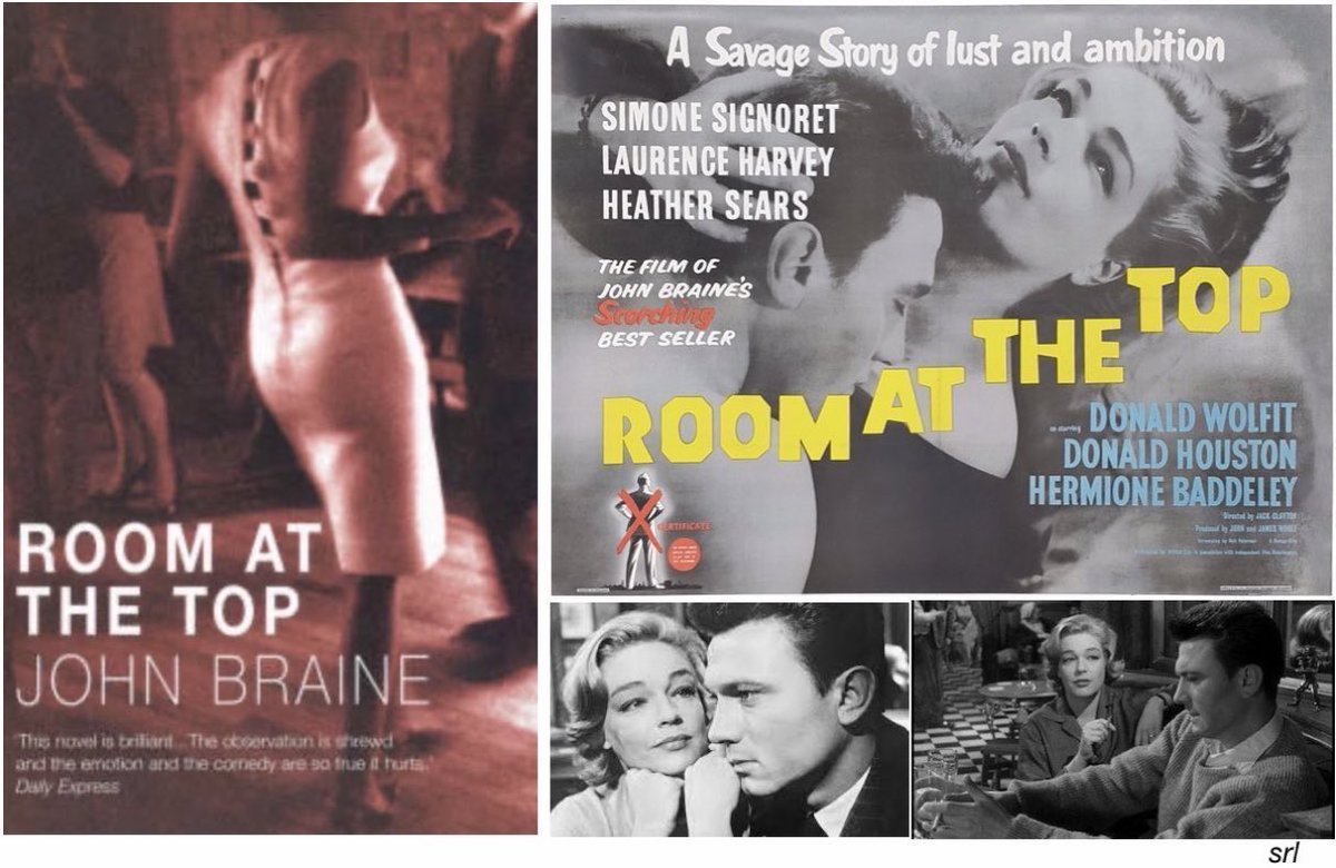SaveRedlandLibr's tweet photo. 10:05pm TODAY on @TalkingPicsTV 👉joint #TVFilmOfTheDay
The 1959 film🎥 ”Room at the Top” directed by #JackClayton & written by #NeilPaterson
Based on #JohnBraine’s 1957 novel📖
🌟#LaurenceHarvey #SimoneSignoret #HeatherSears #DonaldWolfit #DonaldHouston #HermioneBaddeley https://t.co/ZiGkVtNIGz
