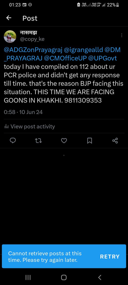 copy_ke's tweet photo. @UPGovt @myogiadityanath @Uppolice @dgpup  @UPGovt @RailMinIndia #corruptPolice https://t.co/Ci14fDudbr