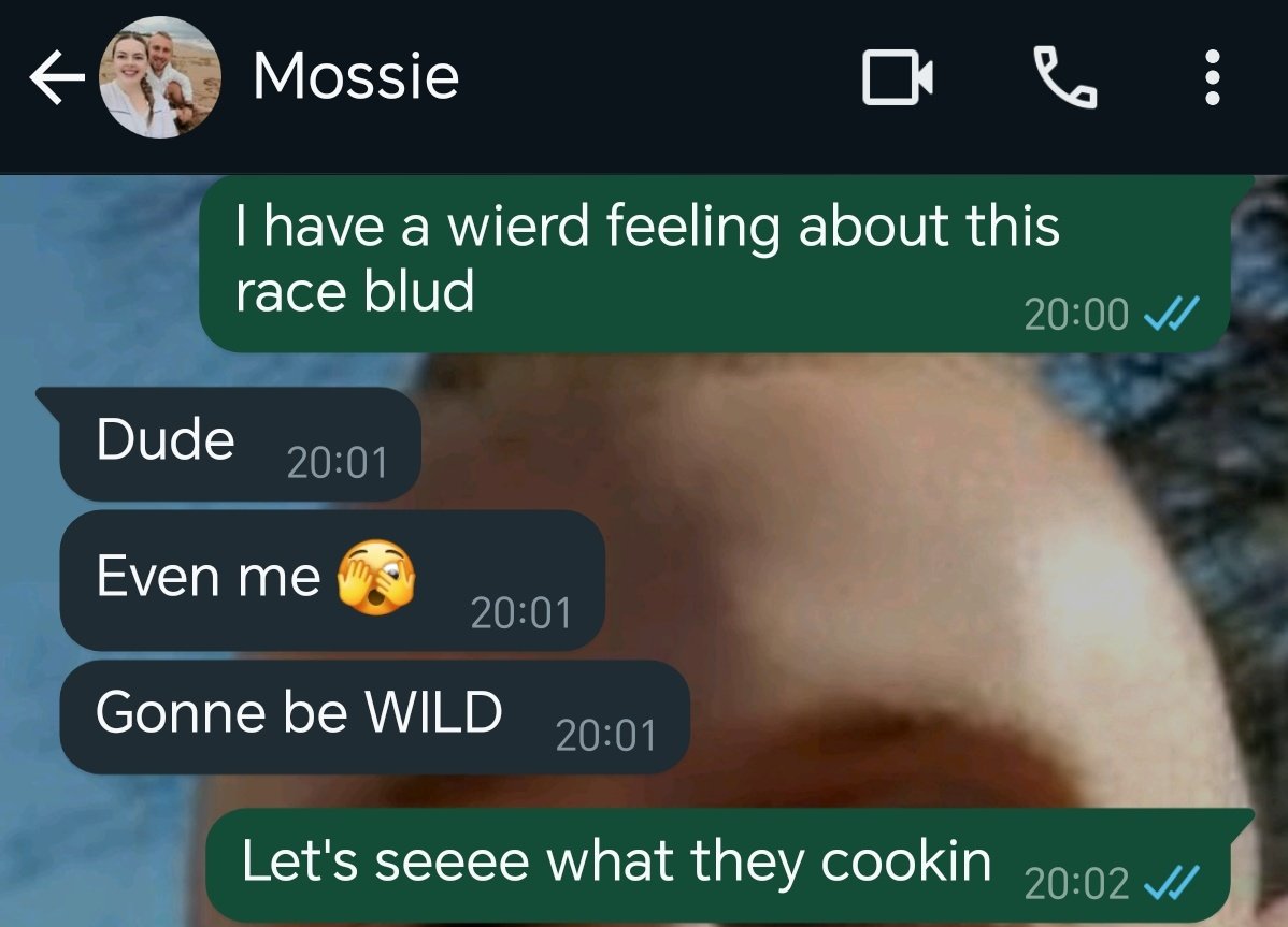 Had a feeling Ferrari was going to put up a fiesta before this shit even began... Good Race Though 🙃