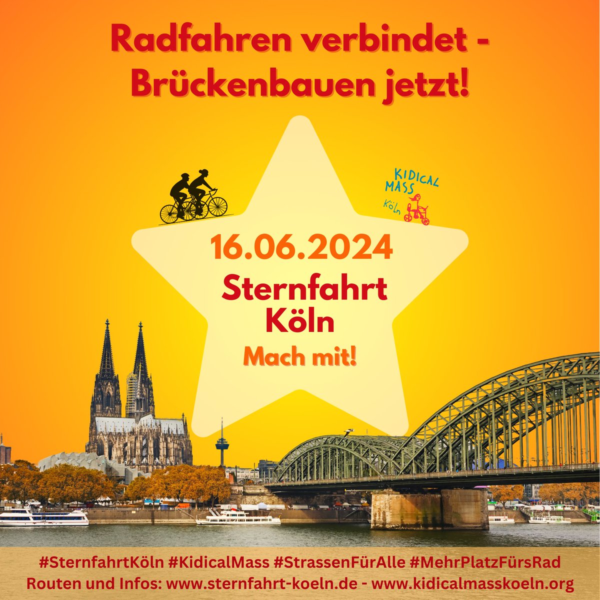 Sternfahrt Köln tweet media