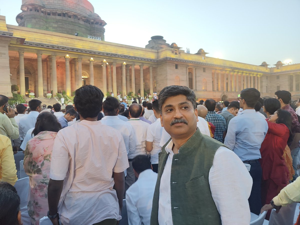 Proud to be present in third consecutive Swearing- in- Ceremony of the world's most popular leader, the promising &amp; trustworthy Hon'ble Prime Minister Sh. Narendra Modi's at #RashtrapatiBhawan
