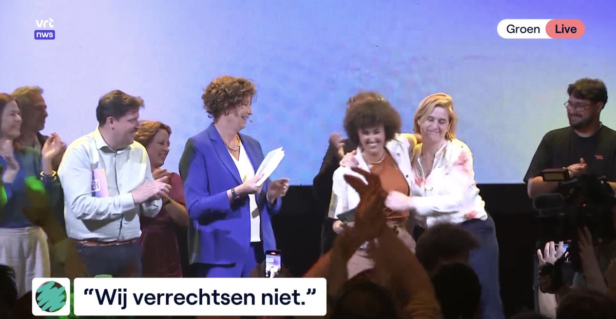 _nadianaji's tweet image. Ondanks hun overwinningsnederlaag scoort extreemrechts hoog, dat baart ons zorgen. We zullen luid moeten zijn en dat beloven we jullie nu: we verrechtsen niét. Onze democratie bestaat altijd uit diversiteit aan stemmen en de Groene stem zal daar altijd helder klinken.  #9juni