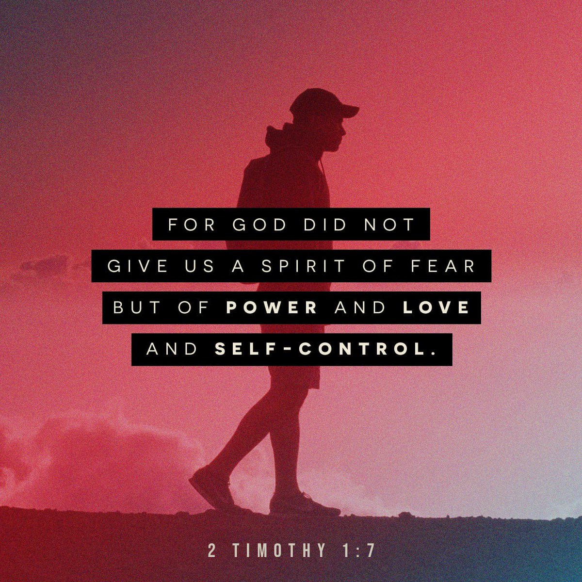 Mantra for the week:
2 Timothy 1:7 RSV
[7] for God did not give us a spirit of timidity but a spirit of power and love and self-control.