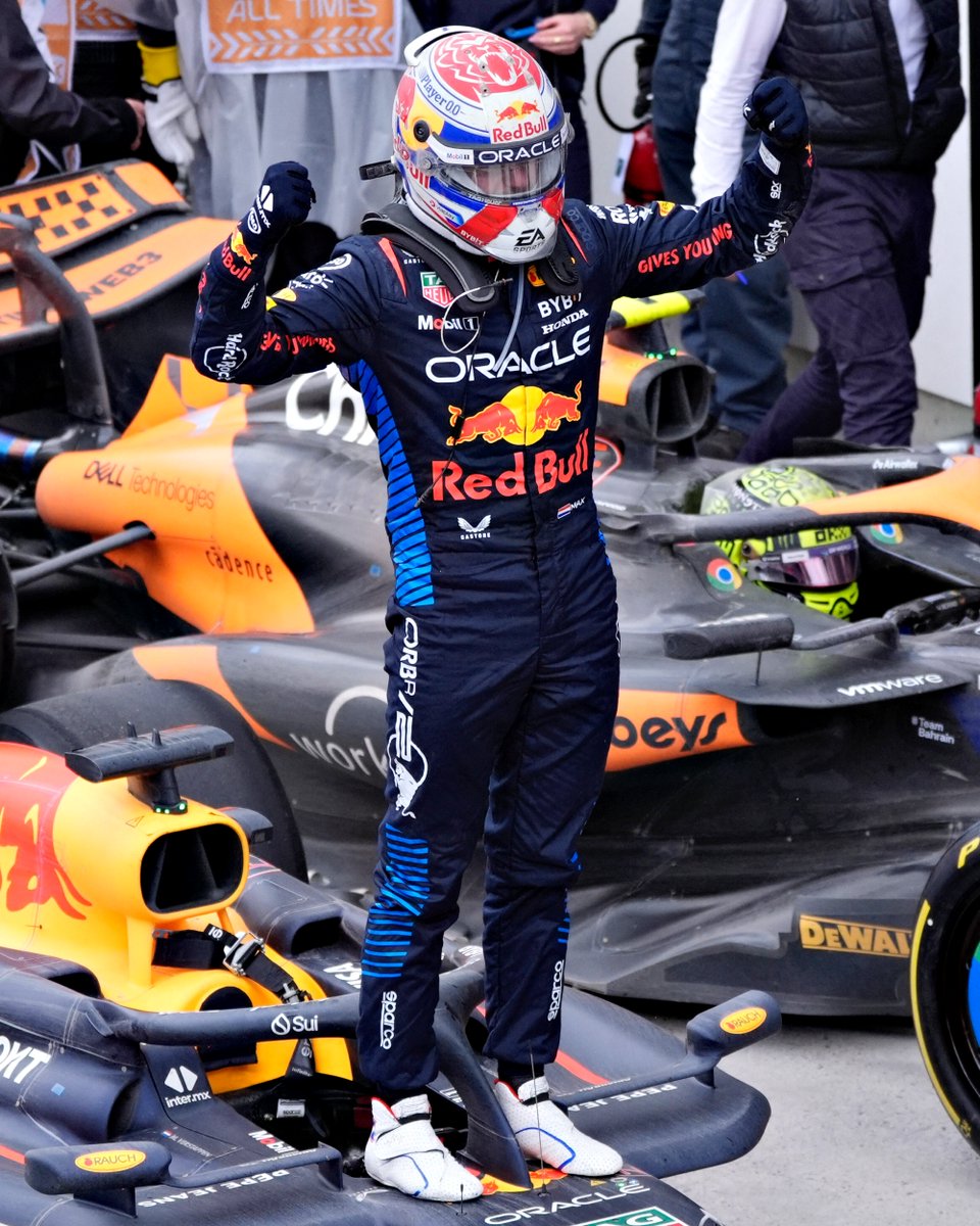 Verstappen venceu 50 das últimas 75 corridas. Dominante 💪