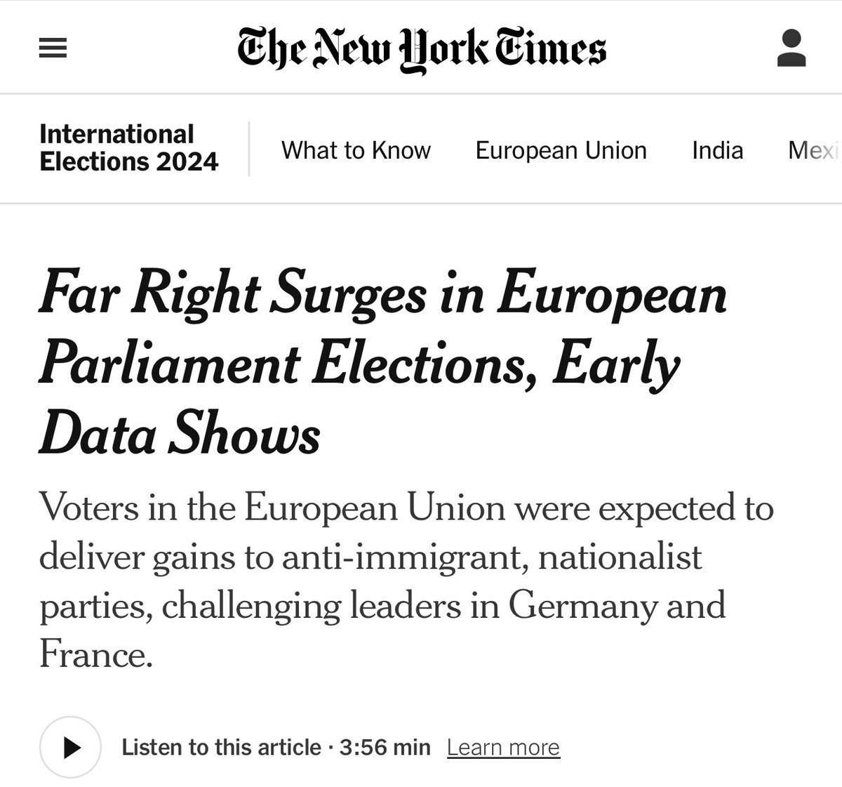 robbystarbuck's tweet photo. The news is saying "the far right" won the European elections. If this is far right now then yeah you can call me far right. 

• End illegal immigration
• Throw criminals in jail
• Support free speech
• Don’t sexualize kids
• Prioritize safety
• Support peace
• Be patriotic
• Be strong
• Celebrate family and having kids
• Preserve National culture/identity
• Put your country first
• Ban sex changes for kids
• Oppose ESG + DEI
• Be Anti-communist
• Promote Sovereignty
• Cut regulations
• Build, build, build
• Always innovate 
• Celebrate greatness
• Be meritocratic 
• Support energy independence
• Deport illegal aliens
• End wokeness in schools + military
• Support the right to self defense

What they call far right was sanity 15 years ago.