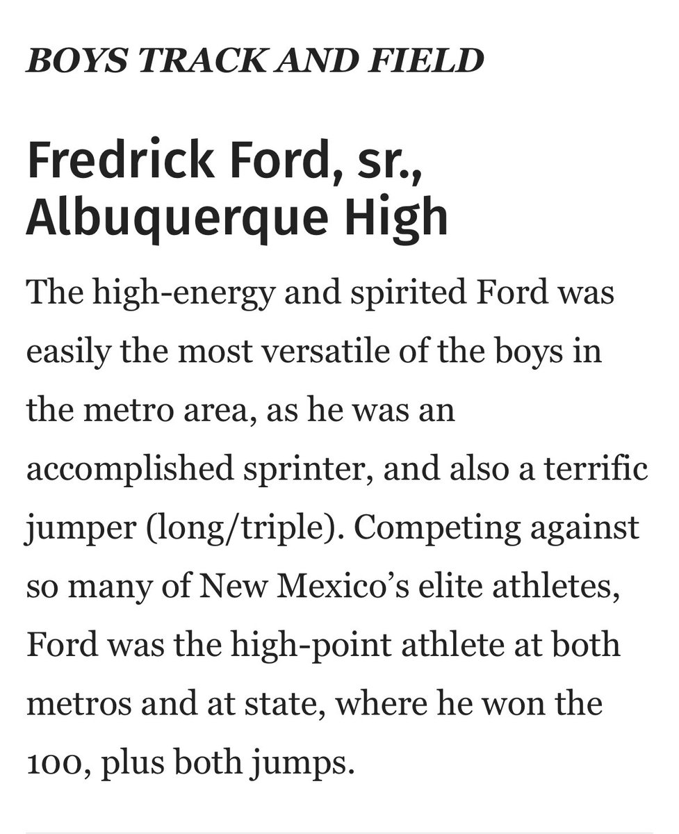 Fredrick Ford (@freddielford) on Twitter photo Incredibly thankful to be names the Albuquerque Journals ; Boy’s Track Athlete of The Year! <a href="/JamesDYodice/">James Yodice</a> This year was the cumulation of all the years of work I have put in, very grateful! Incredibly thankful to be names the Albuquerque Journals ; Boy’s Track Athlete of The Year! <a href="/JamesDYodice/">James Yodice</a> This year was the cumulation of all the years of work I have put in, very grateful!