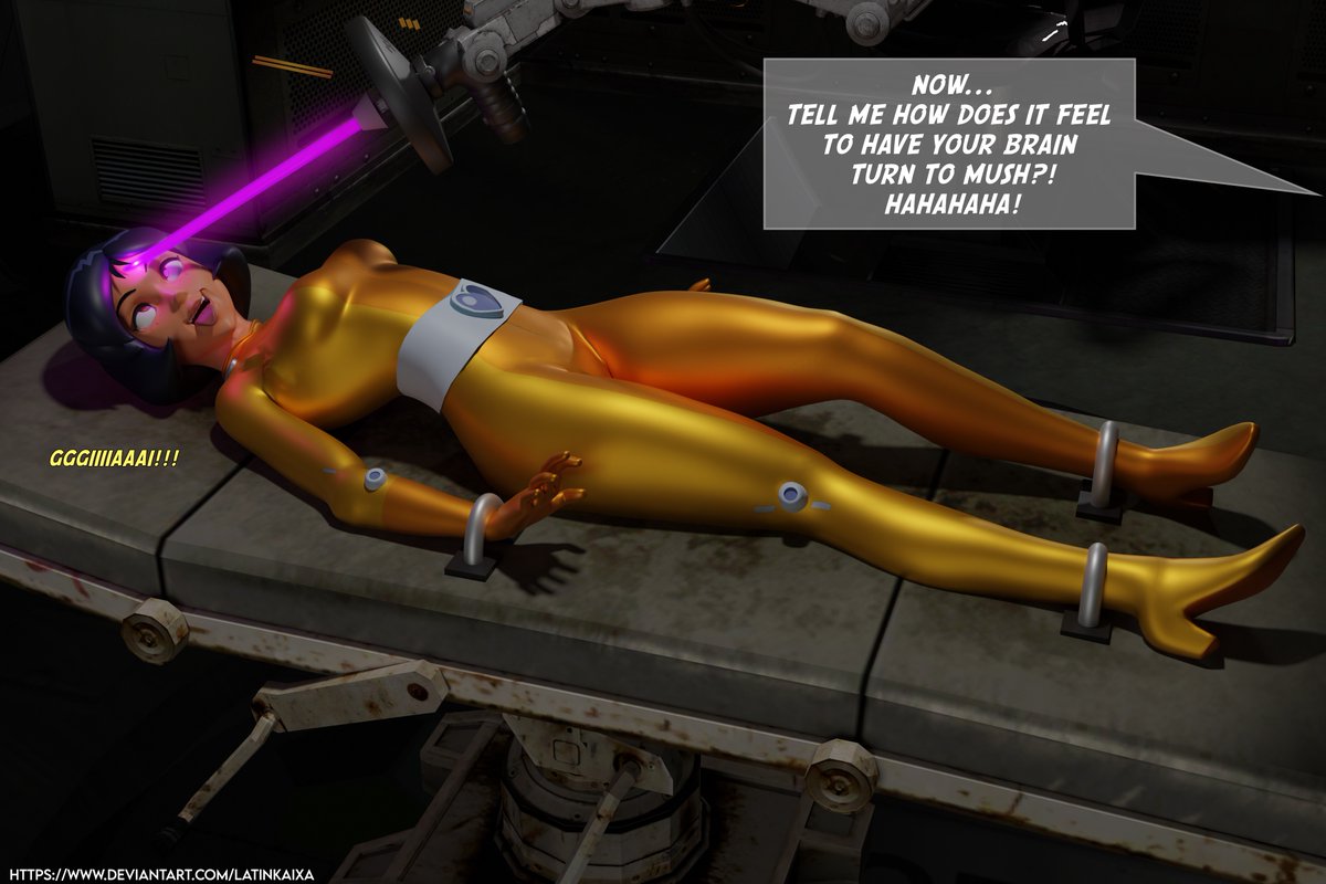 LatinKaixa's tweet photo. She must be enjoying it, right? xD

#totallyspies https://t.co/HojWRO9m5N