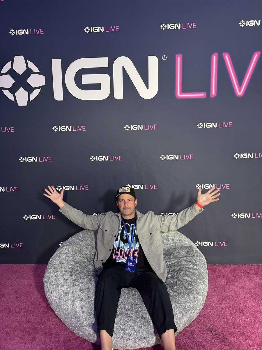 DaemZero's tweet photo. It’s the final day of IGN Live, and we’ve saved the best for last - Game Scoop! Gonna charge my battery on this comfy @Lovesac . See you soon!
#Lovesac #IGNLive #LovesacIGNLive #partner https://t.co/Lq1uIvbLu0