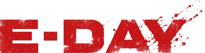 The Gears of War: E-Day logo with transparency.