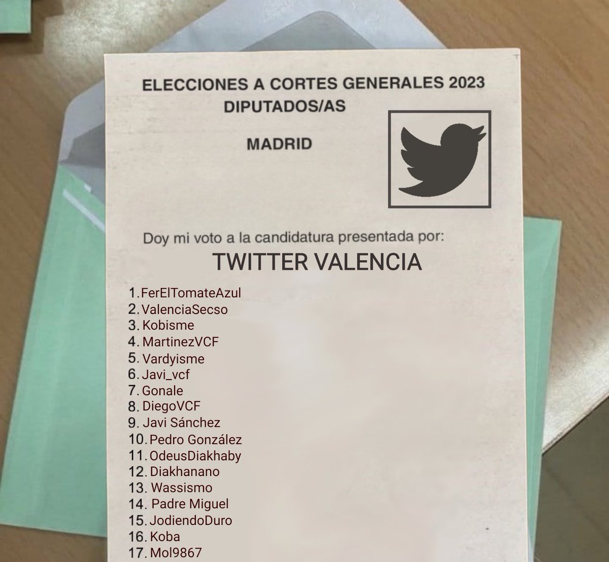 vardyismeVCF's tweet photo. yo he tenido claro a quién votar, vosotros? https://t.co/ZF0yWe1wJA