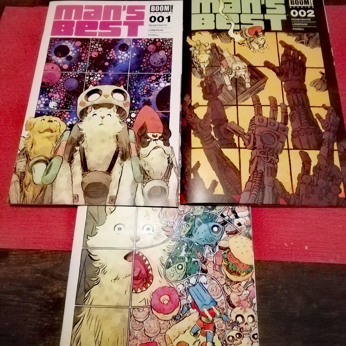 SCARCEXL's tweet image. Quel plaisir de lire Man's Best de Pornsak Pichetshote, Jesse Lonergan et Jeff Powell chez Boom dans de telles conditions: 26 pages de bd sans pub, couverture dure, très bon papier, pour 5$ chez Boom!
A retrouver dans Scarce 95 (animal comics)

(On finalise Scarce 94, patience!)