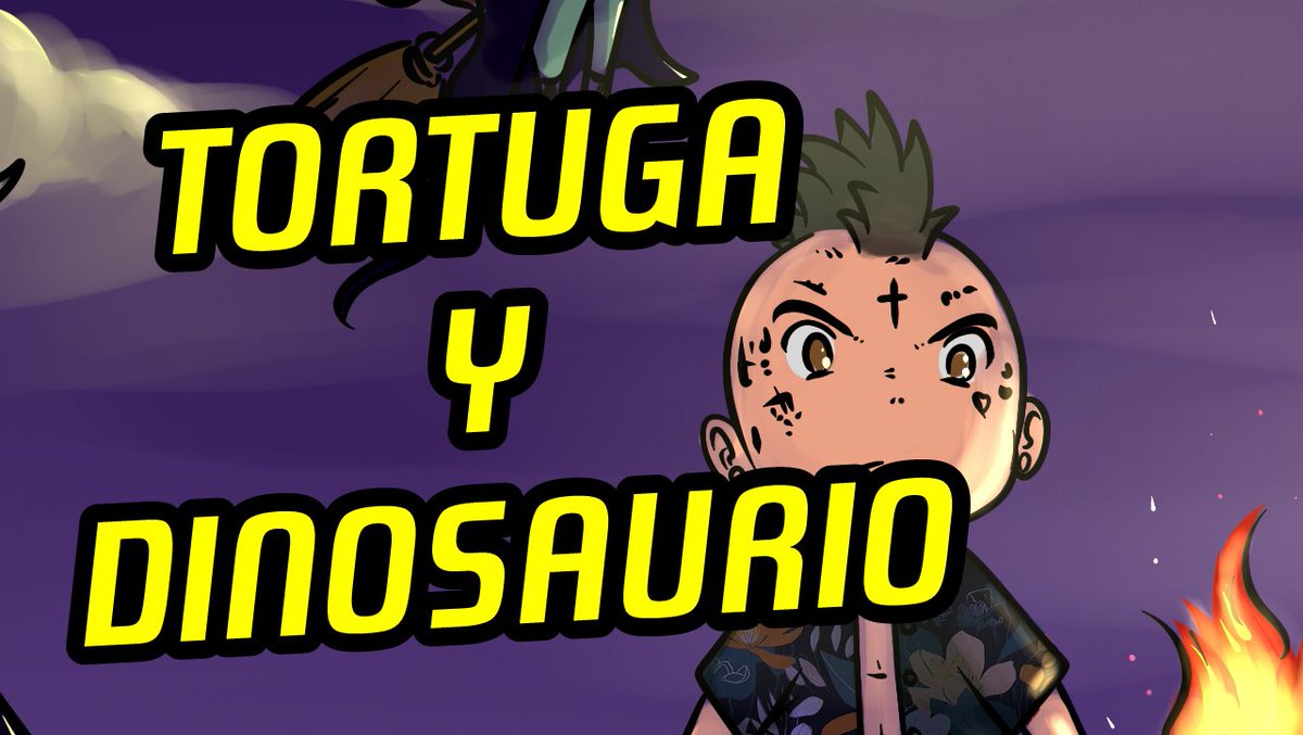 NUEVA CANCIÓN:
youtube.com/watch?v=jjgWvW…

YO SOY UNA TORTUGA🐢
Y VOS UN DINOSAURIO 🦖
CUIDADO CUANDO CAMINES 🐾
QUE ME PODES PISAR
SOMOS 2 REPTILES
DE DISTINTOS TAMAÑOS
YO NO QUIERO QUE ME MIRES
NI ME INVITES A JUGAR
TUS GARRAS SON ENORMES
TUS DIENTES AFILADOS