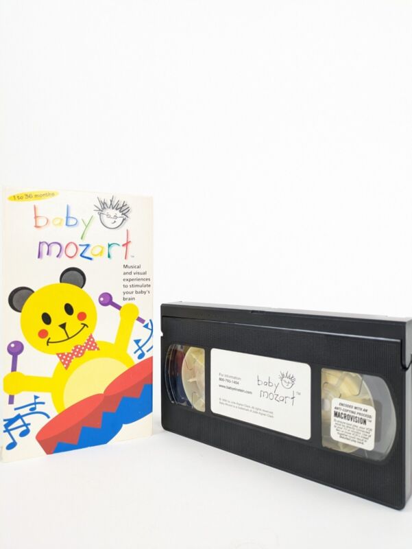 RARE Baby Einstein Baby Mozart 1998 First Edition ITIC Sticker