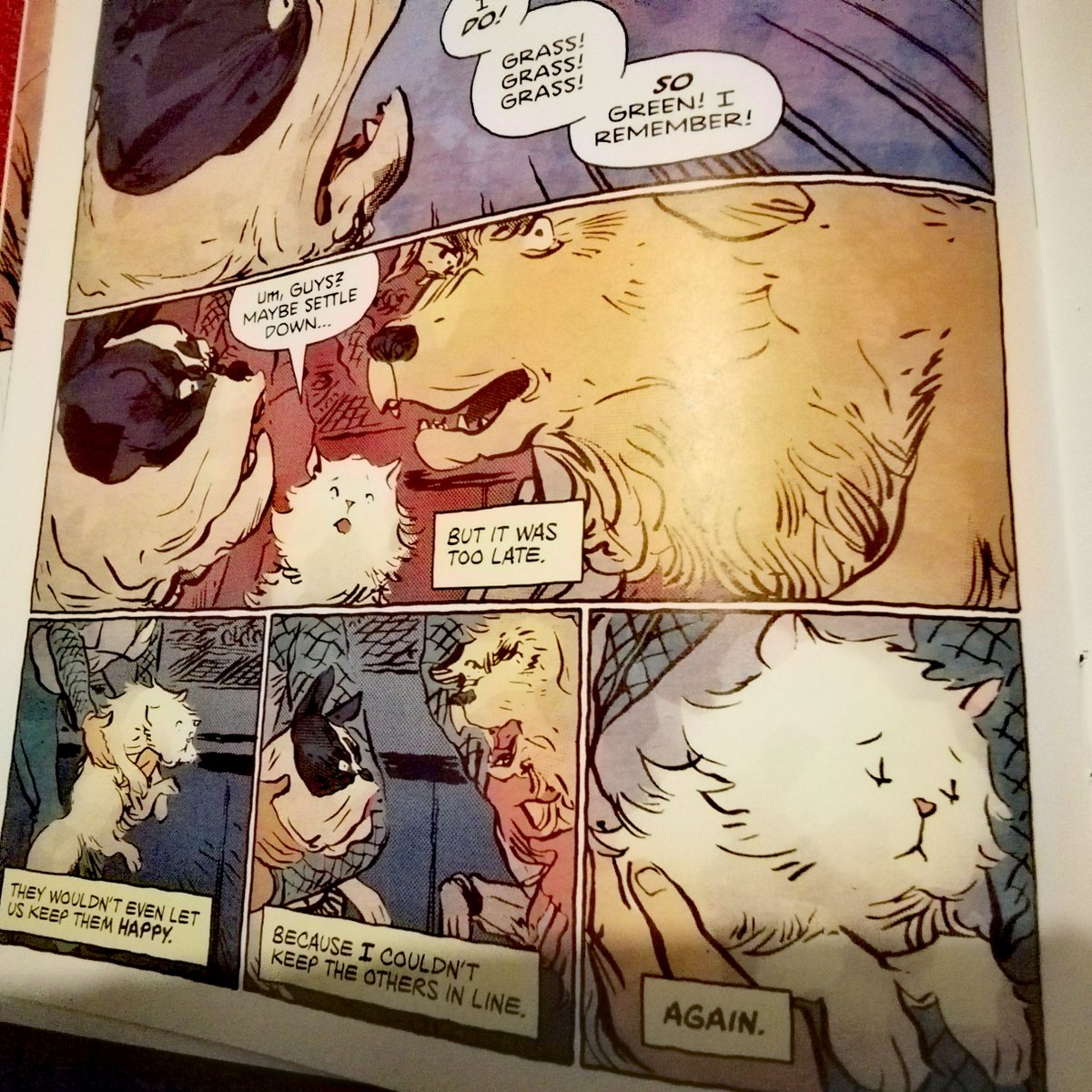 SCARCEXL's tweet image. Quel plaisir de lire Man's Best de Pornsak Pichetshote, Jesse Lonergan et Jeff Powell chez Boom dans de telles conditions: 26 pages de bd sans pub, couverture dure, très bon papier, pour 5$ chez Boom!
A retrouver dans Scarce 95 (animal comics)

(On finalise Scarce 94, patience!)