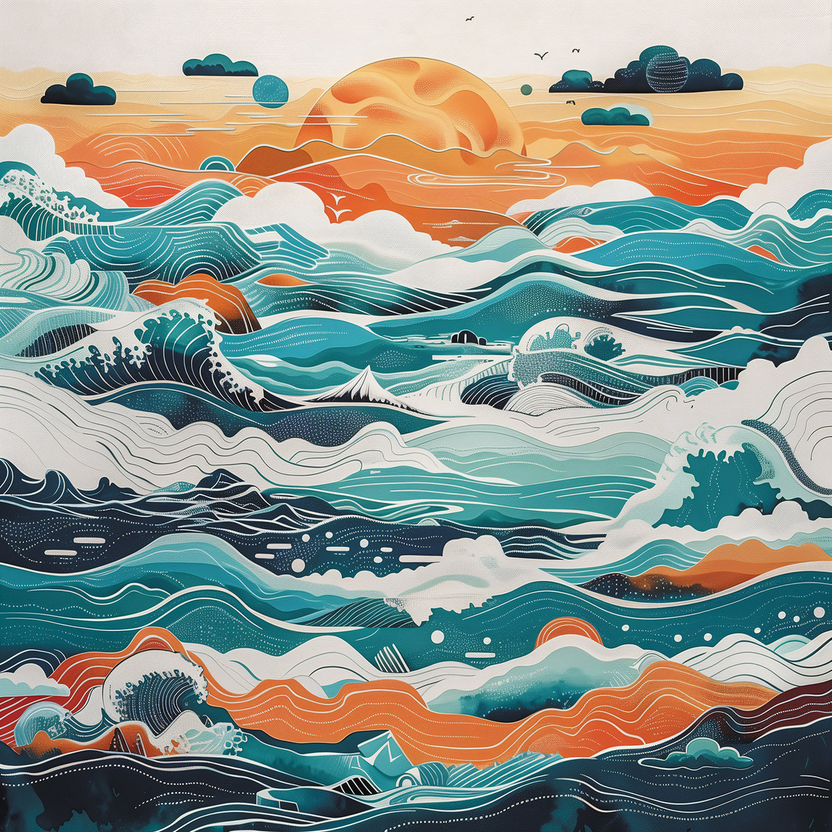 STravels's tweet photo. New on the blog: a sound impression of 'Thousand Oceans' by @Chi_hatakeyama_ - a shimmering sea of enveloping drones that open out to seeming endless horizons. LP/CD/digital out Jun 14 on @dronarivm. 

🎧https://t.co/Mdoevm1c4w https://t.co/boxYtVHqNW