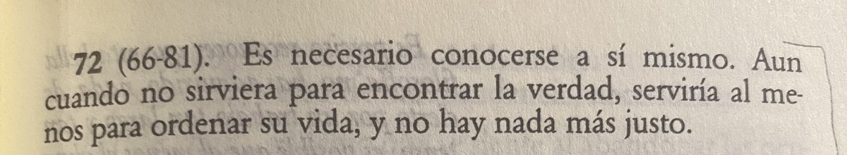 Pascal. Pensamientos.