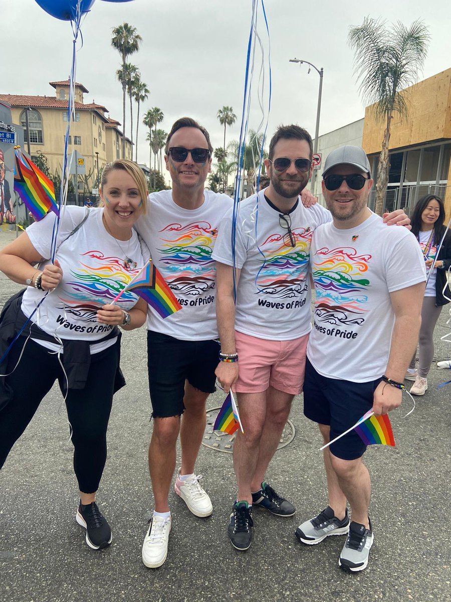 Princess Cruises staff, along with their family and friends, proudly marched in today's @LAPride Parade! Our incredible team truly makes us #PrincessProud every day. ❤️🧡💛💚💙💜
