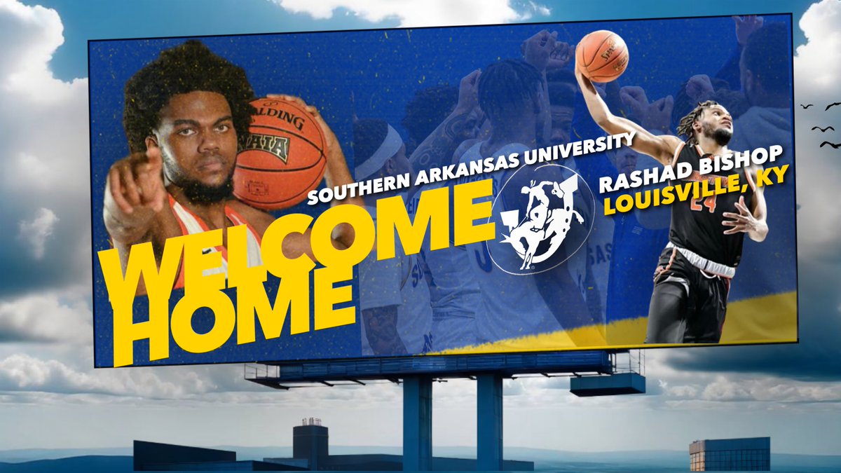 🗣️Mulerider Basketball Fans🗣️

Help us officially welcome, Rashad Bishop to the family! Let’s chase another ring, Rashad‼️
#SAUBlueCollar🔵🟡