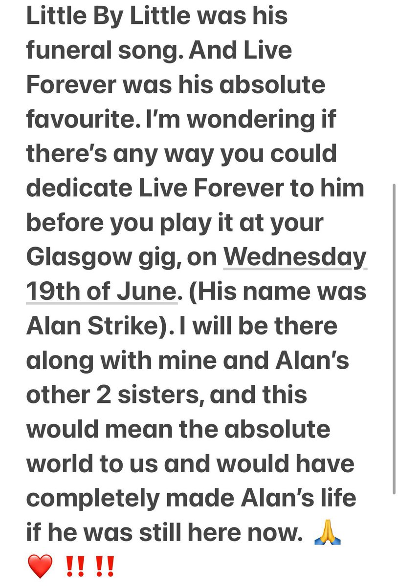 mxchellewx's tweet photo. @liamgallagher 🙏🙏❤️ https://t.co/k0sSRMMsym