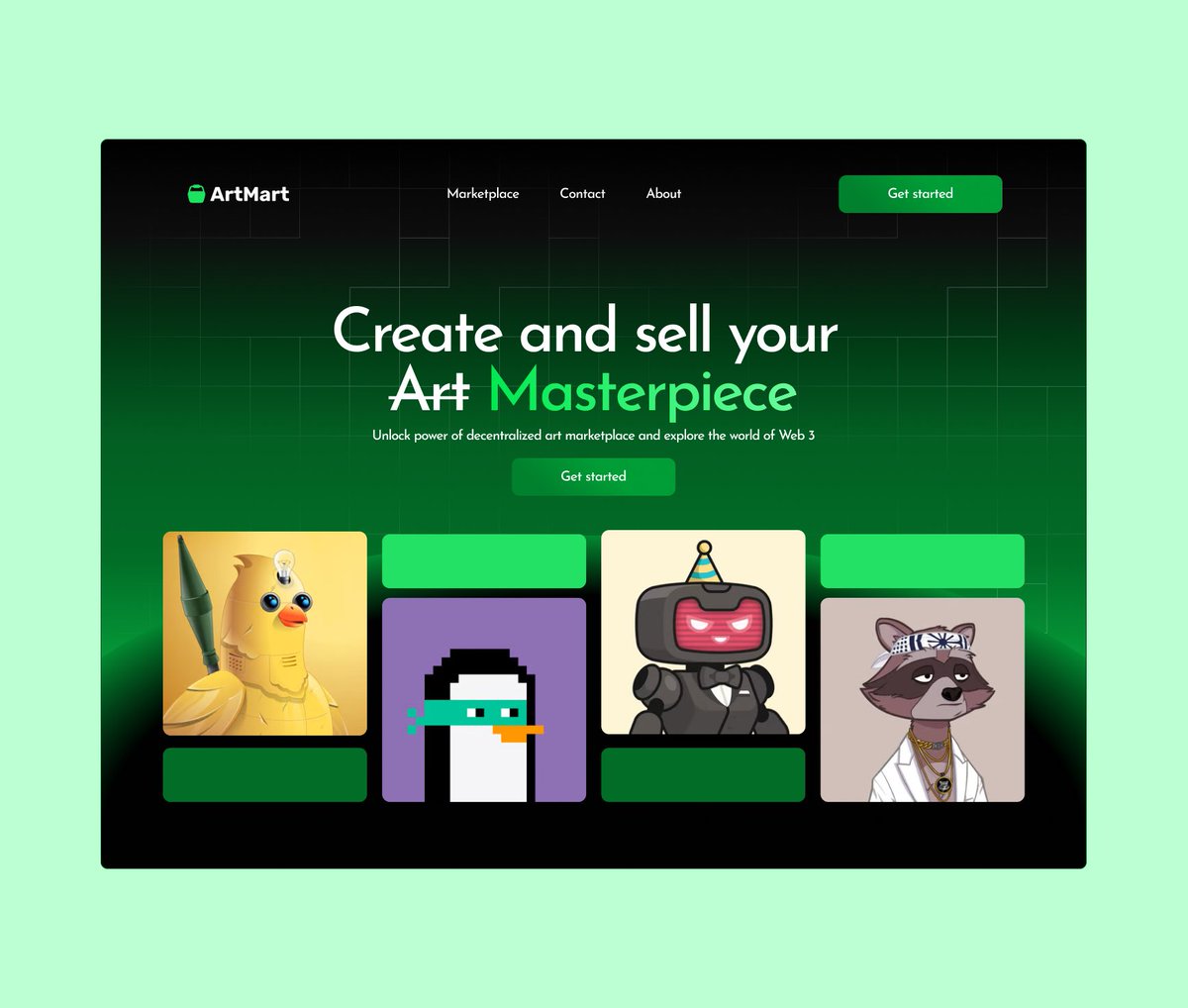 Meedayyy's tweet image. I tried the gradient tutorial @IwuezeAmarachi shared few weeks ago on this Web3 exploration.
#web3 #uiux