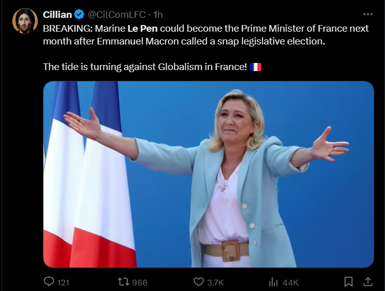 migueldelibex's tweet photo. ¿Por qué Le Pen hace la celebración de Bellingham? https://t.co/MVVt4toXJ0
