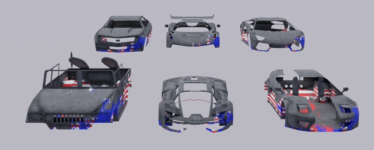 Introducing, the Freedom Texture! A flashy texture with patriotism in mind! 

Support the creation here: reddit.com/r/JailbreakCre…

#RobloxJailbreak #JailbreakCreations #Roblox