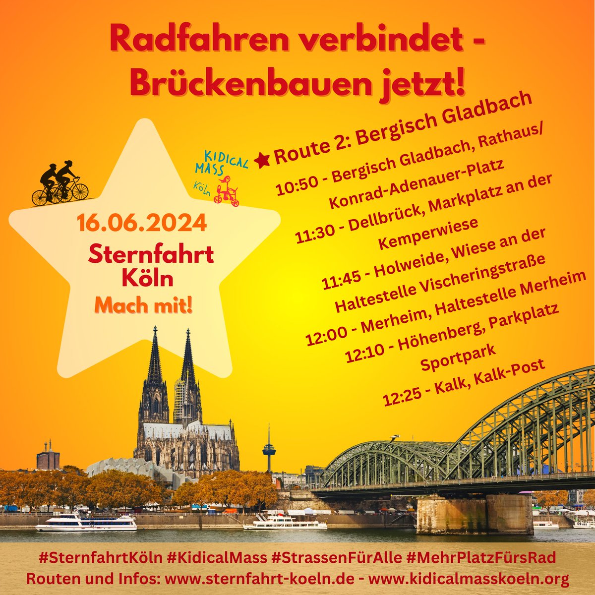 Sternfahrt Köln tweet media