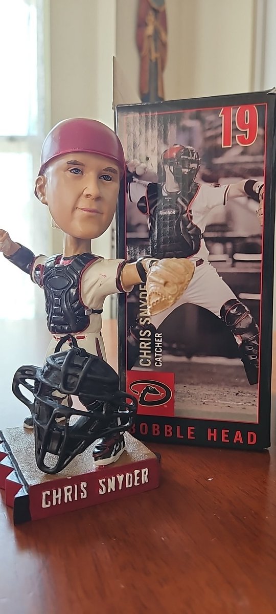 Scooped up this mint <a href="/i_know_squat/">Chris Snyder</a> today 👌🏼 Should I change my name back to bobbleheadmikey and start flipping bobbleheads? This one's going in my collection