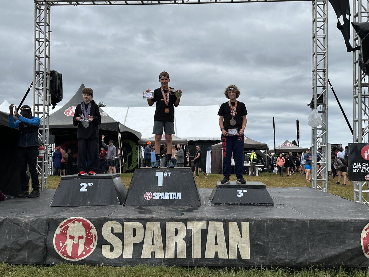 r_tuxhorn's tweet image. Carter crushed it today!  1st place in his age division!