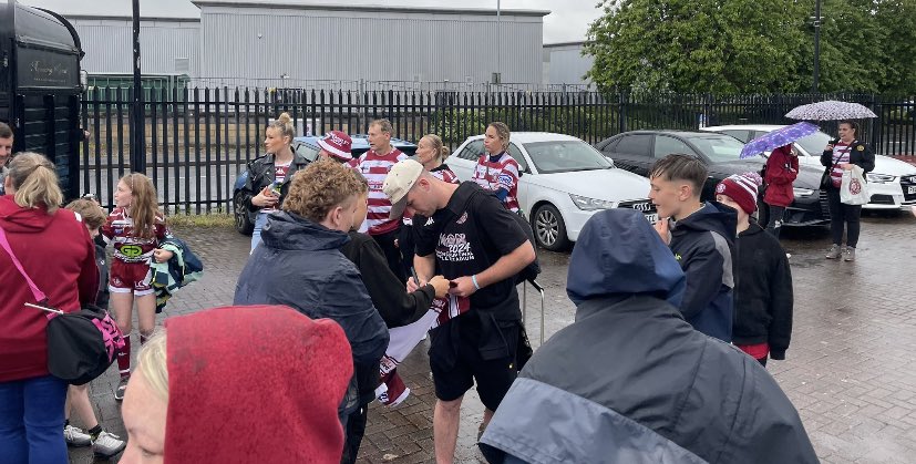 Joseph's Goal (@josephsgoal) on Twitter photo Well done to <a href="/WiganWarriorsRL/">Wigan Warriors 🍒⚪️</a> in adding the Challenge Cup to the League Leaders’ Shield, Super League Trophy and the World Club Challenge…especially our fab ambassador <a href="/harrytsmith7/">Harry Smith</a>…who sported his wristband for the send-off, the programme, the warm-up and the homecoming 🤣🍒⚪️ Well done to <a href="/WiganWarriorsRL/">Wigan Warriors 🍒⚪️</a> in adding the Challenge Cup to the League Leaders’ Shield, Super League Trophy and the World Club Challenge…especially our fab ambassador <a href="/harrytsmith7/">Harry Smith</a>…who sported his wristband for the send-off, the programme, the warm-up and the homecoming 🤣🍒⚪️