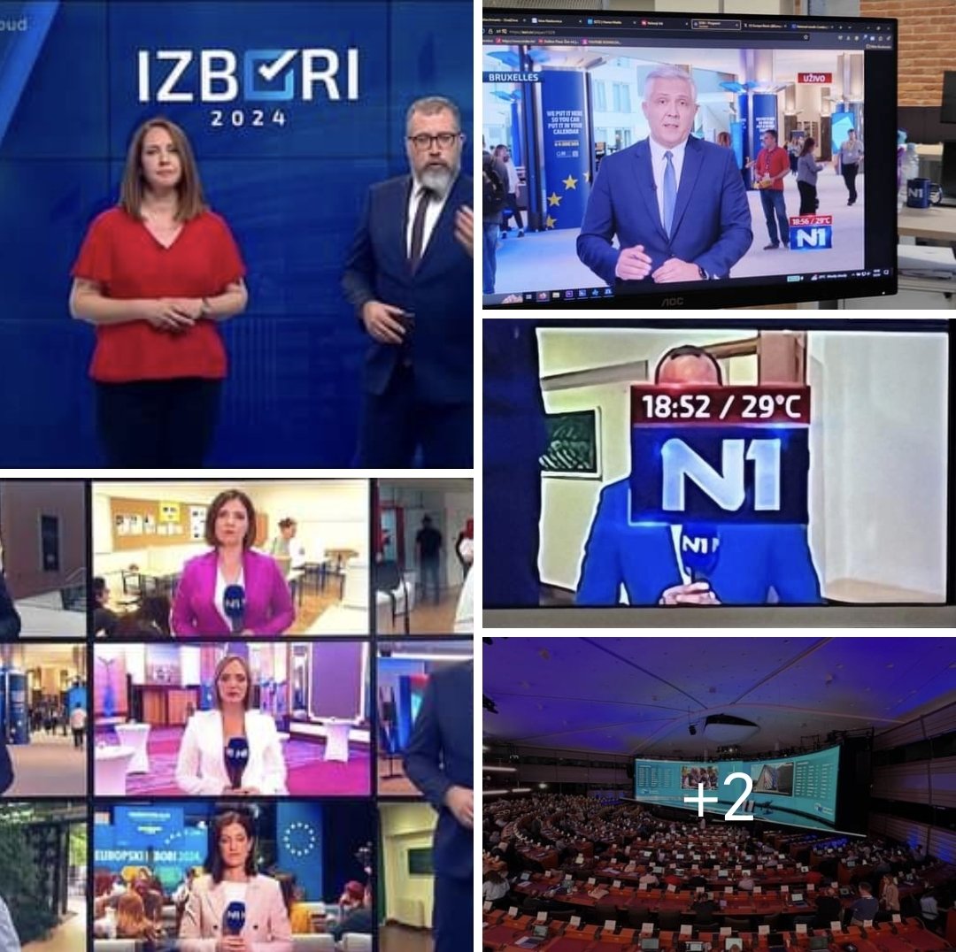 Nije što su moji, al spektakularan izborni program večeras <a href="/N1Hrvatska/">N1 Hrvatska</a>
Svugdje nas ima, po stranačkim stožerima u HR, u Bruxu, Francuskoj,Mađarskoj,Njemačkoj,Sloveniji, na telki, na Insta, na TikToku! Bravo, kolege/ice! <a href="/mila_moralic/">mila moralic</a> <a href="/DomagojNovokmet/">Domagoj Novokmet</a> <a href="/ivdragicevic/">Ivana Dragicevic</a> <a href="/TeaMihanovic/">Tea Mihanović</a>