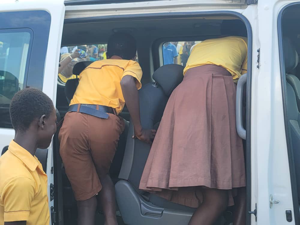 ArmahKofiBuah's tweet photo. Yesterday, I launched the first phase of the Ellembelle School Bus Initiative by donating a  bus to the Nyamebekyere electoral area schools with the core objective of improving education access and quality in the underprivileged areas within the Ellembelle district.

In the past, students from hard-to-reach areas within this enclave had to endure the inconvenience of walking long distances to school.

With the introduction of this initiative, students will be transported to their respective schools every single day at no cost, ensuring they arrive on time and ready to learn.

I am confident that this initiative will significantly promote student punctuality, enhance their overall academic performance, and create a more comfortable learning environment for them.