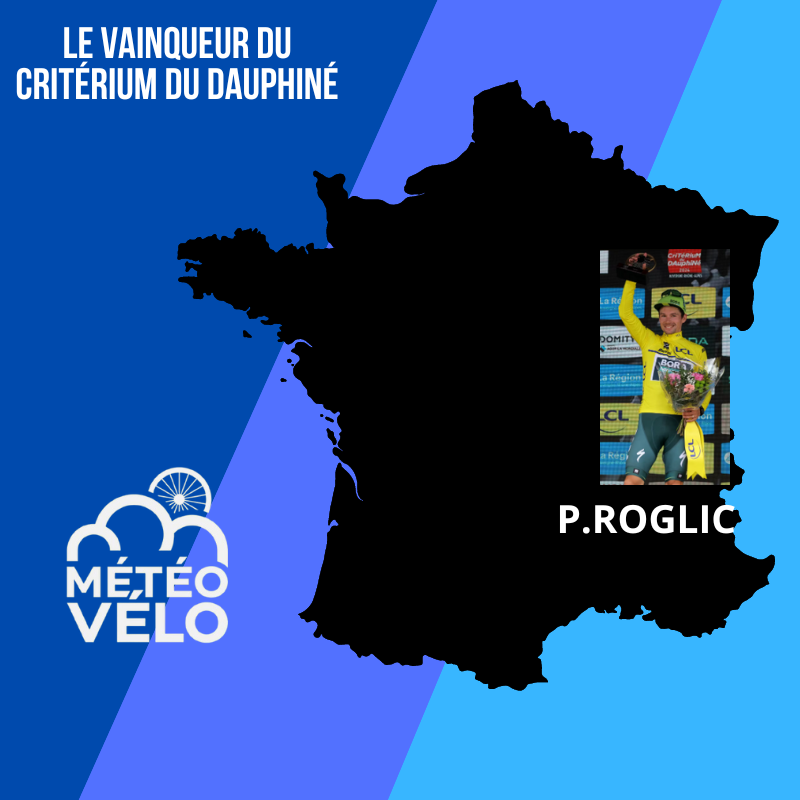 le RETOUR de Primoz Roglic !
Si votre coureur est sur cette carte alors il a gagné le CRITERIUM du Dauphiné !