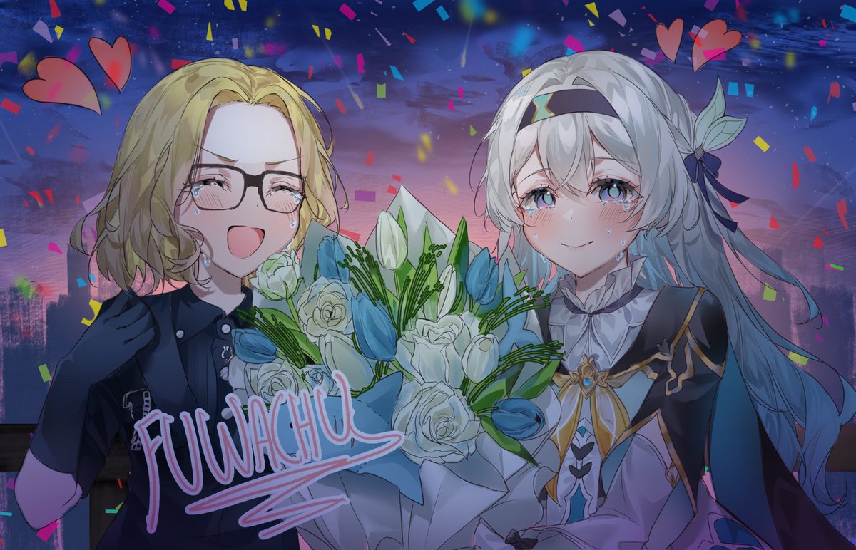 will2026begood's tweet image. In commemoration of Firefly’s upcoming release in HSR, and to the 10K follows, I present to you @AnalesaFisher this amazing commission I worked out with this amazing artist @Fuwachu_ ! I hope you love this, you deserve the best!