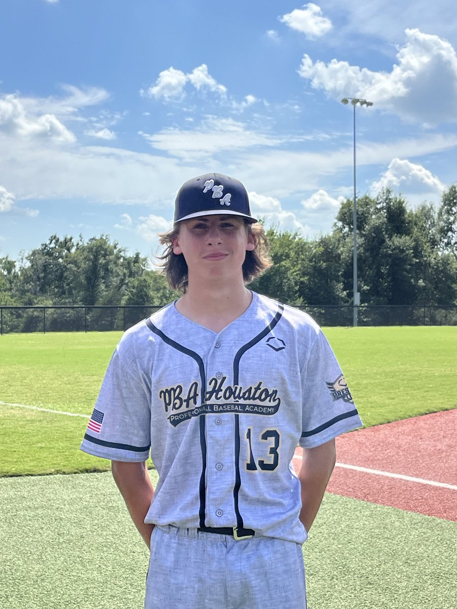 F: <a href="/PBA_Houston/">PBA Houston</a> 15U Navy 9, Canes Southwest Futures Black 5
PoG: Theo Prappas 2-3, 2 RBI
Hitter: Easton Burgess 2-2, RBI, R