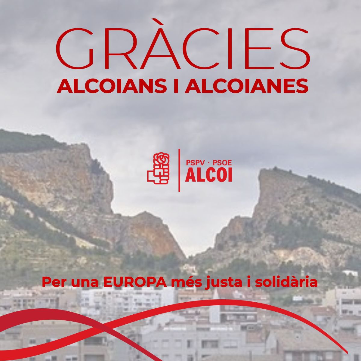 tonifrancesp's tweet photo. Victòria del @PSOE_Alcoi a les eleccions europees 
@SocialistesVal @PSOE https://t.co/HnlMu5OjI7