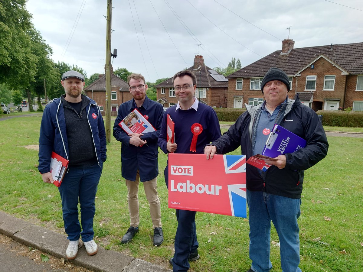 Two excellent teams were out in Kings Norton North and Weoley and Selly Oak wards this afternoon and evening.

 <a href="/Carmel4KNN/">Carmel Corrigan</a>, <a href="/TennantJamie/">Jamie Tennant</a> and I picked up casework and there was a lot of support for Labour.

Huge thanks to <a href="/LilianGreenwood/">Lilian Greenwood</a>, <a href="/David4BKH/">Councillor David Barker</a> and others for joining us.