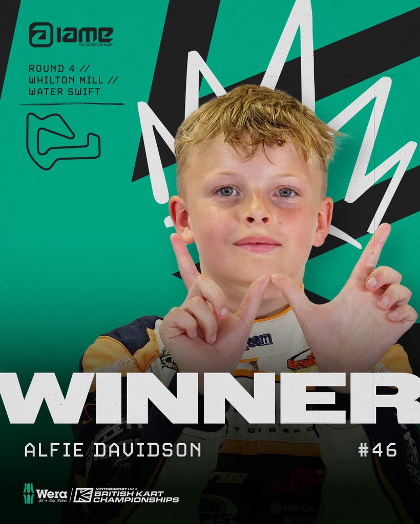 Your IAME Round 4 winners 😮‍💨

You can watch back on all the action from today using the link below⬇️ 

🔗 youtube.com/live/viR-OVHcm…

#BKC #BritishKartChampionships