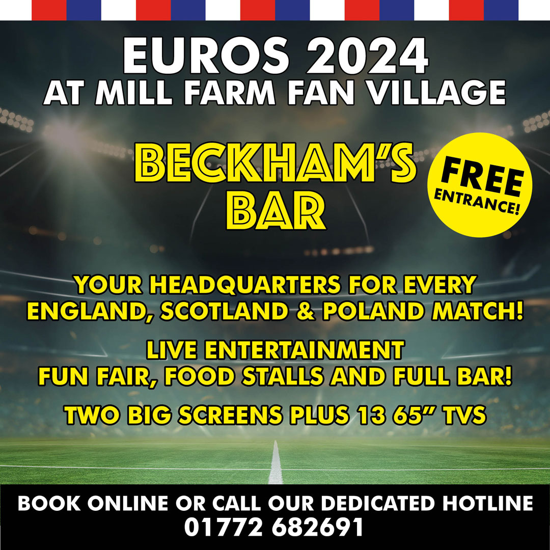 Mill Farm Fan Village really is your Euros HQ! ⚽️🏆 

Fun fair, food stalls, entertainment and of course, huge screens to watch the game! It's going to be an event to remember 👌 

Which game are you coming to? 
skiddle.com/whats-on/Prest…
 
#Euros #euros24 #itscominghome #northwest