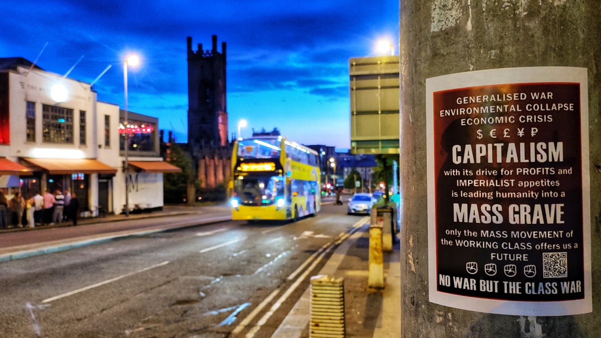 At protests and on the streets we continue to put forward the internationalist alternative: only the mass movement of the working class offers us a future.