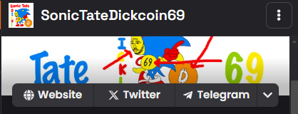 SonicTateDickcoin69 tweet media