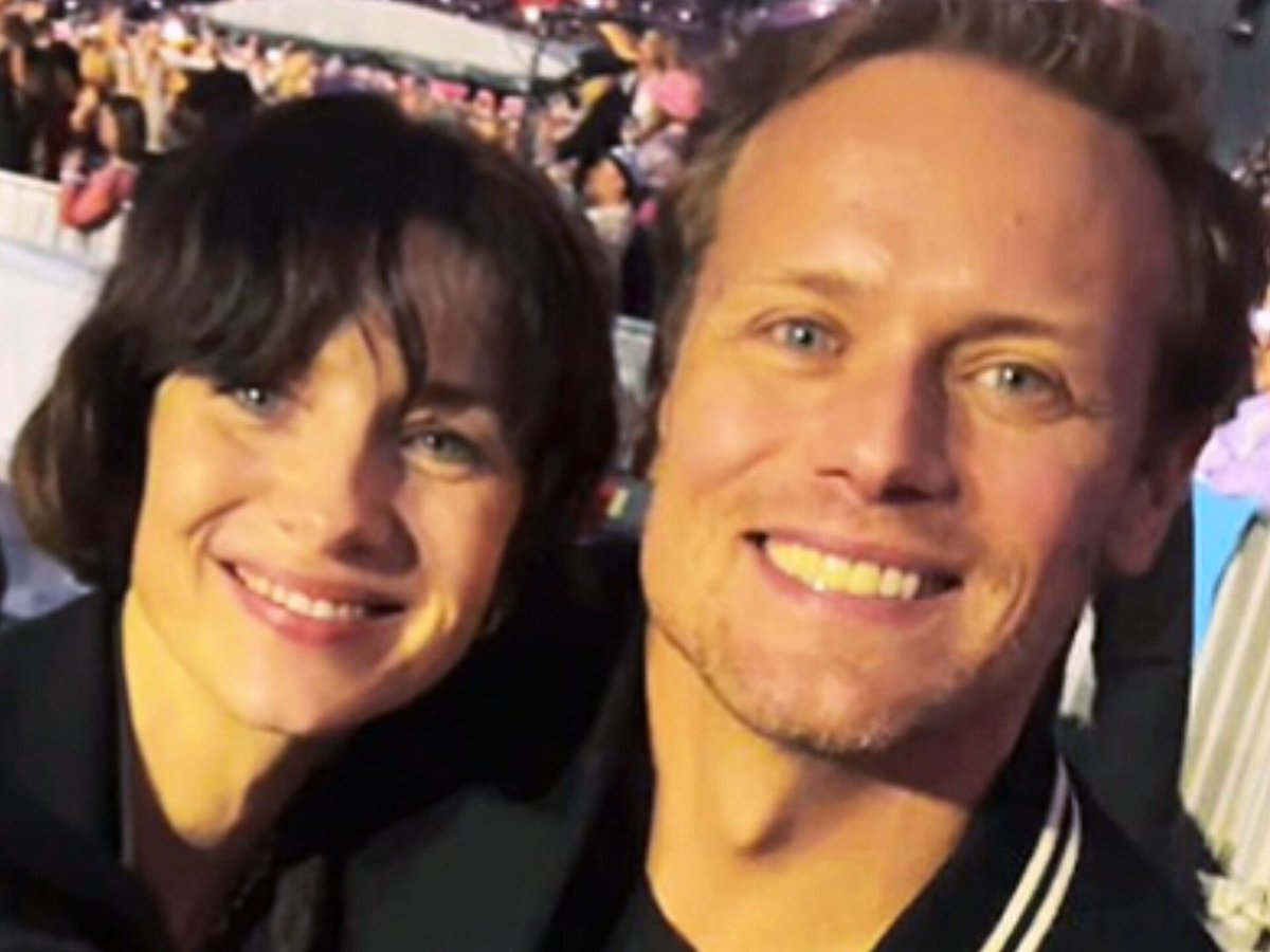 samcait selfie at a taylor swift concert was not on my outlander 2024 bingo card but we're really winning this year ✨️