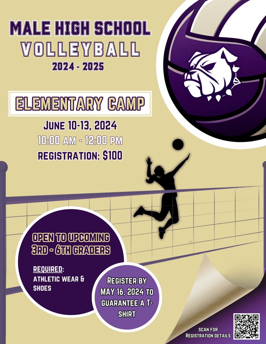 🏐 Exciting News! Male's Volleyball Camp Starts Tomorrow! 🏐
It's not too late to join us for some volleyball fun and learning! Our camp kicks off tomorrow, and we're still accepting athletes who are eager to improve their skills and enjoy the game.