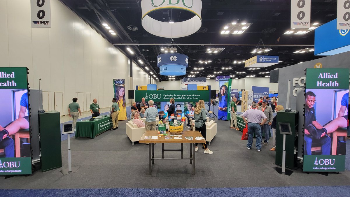 obunews's tweet photo. Our booth is up and ready at #sbc24
Visit the OBU booth to explore a faith-forward education that prepares you for life and career! #go2obu https://t.co/7sm6ut4bzL