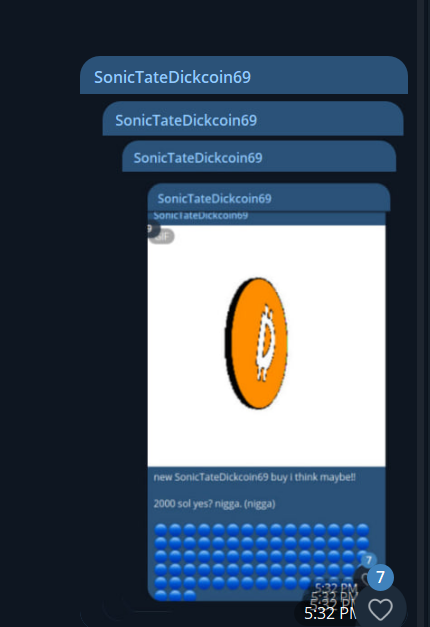 SonicTateDickcoin69 tweet media