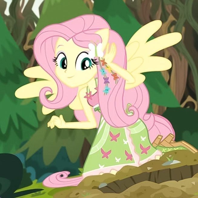 Flutterlandia's tweet image. Fluttershy always slays with her hair accessories ❤️✨
