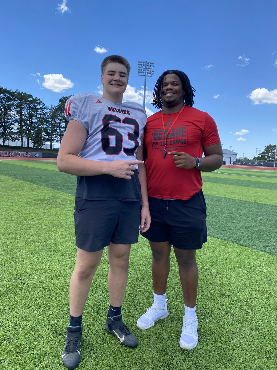 After a great camp and a great conversation with <a href="/NIUCoachHammock/">Thomas Hammock</a> and <a href="/CoachLMeadows/">Luke Meadows</a>, I am blessed to receive my 1st scholarship offer from the University of Northern Illinois! 🔴⚪️ #gohuskies #notcommited 
<a href="/NIU_Football/">NIU Football</a> @VikesWTST <a href="/MJ_NFLDraft/">Mark Johnson</a> <a href="/PrepRedzoneWI/">Prep Redzone Wisconsin</a>